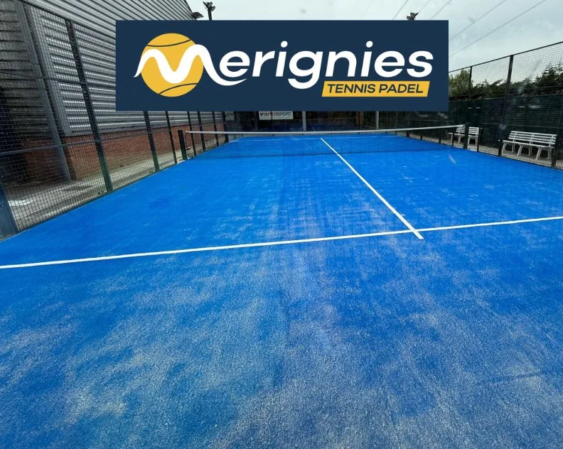 Terrain padel TC Mérignies - club partenaire Elite Padel Lille Nord